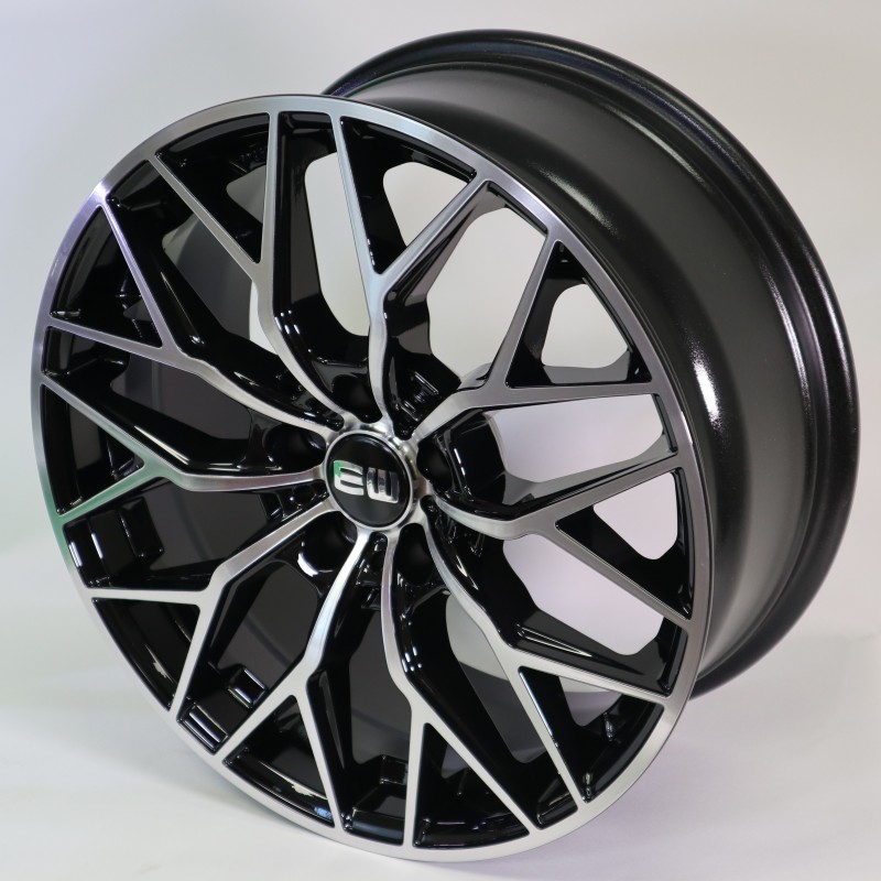 ELITE WHEELS EW22 8X18 5X108 ET45 65.1 BLACK POLISHED