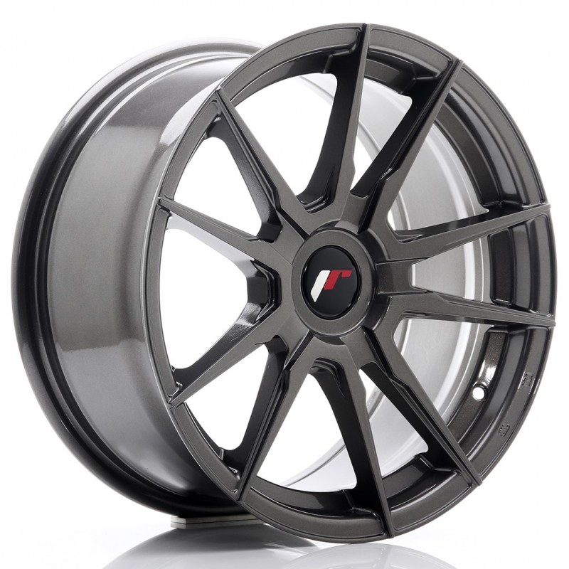 Llanta jr wheels jr21 17x8 et35 blank hyper gray