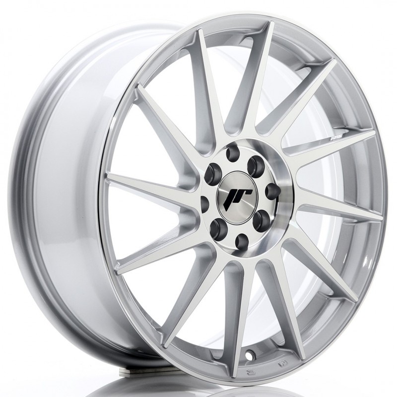 Llanta jr wheels jr22 17x7 et25 4x100/108 silver machined face