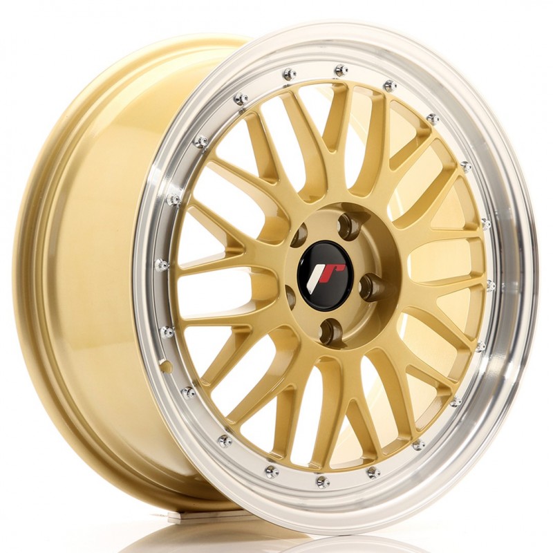 Llanta jr wheels jr23 18x8 et40 5x112 gold w/machined lip