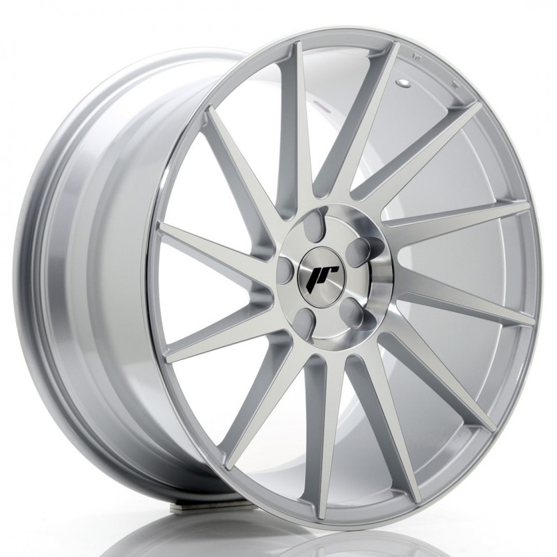 Llanta jr wheels jr22 20x10 et20-40 5h blank silver machined face