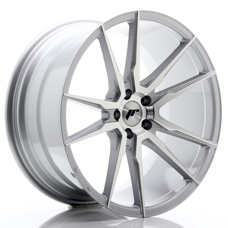 Llanta jr wheels jr21 20x10 et30 5x112 silver machined face