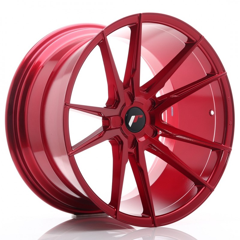 Llanta jr wheels jr21 20x11 et20-30 5h blank platinum red