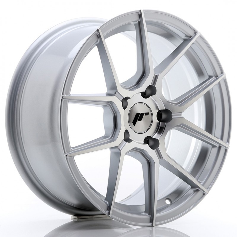 Llanta jr wheels jr30 17x8 et40 5x112 silver machined face