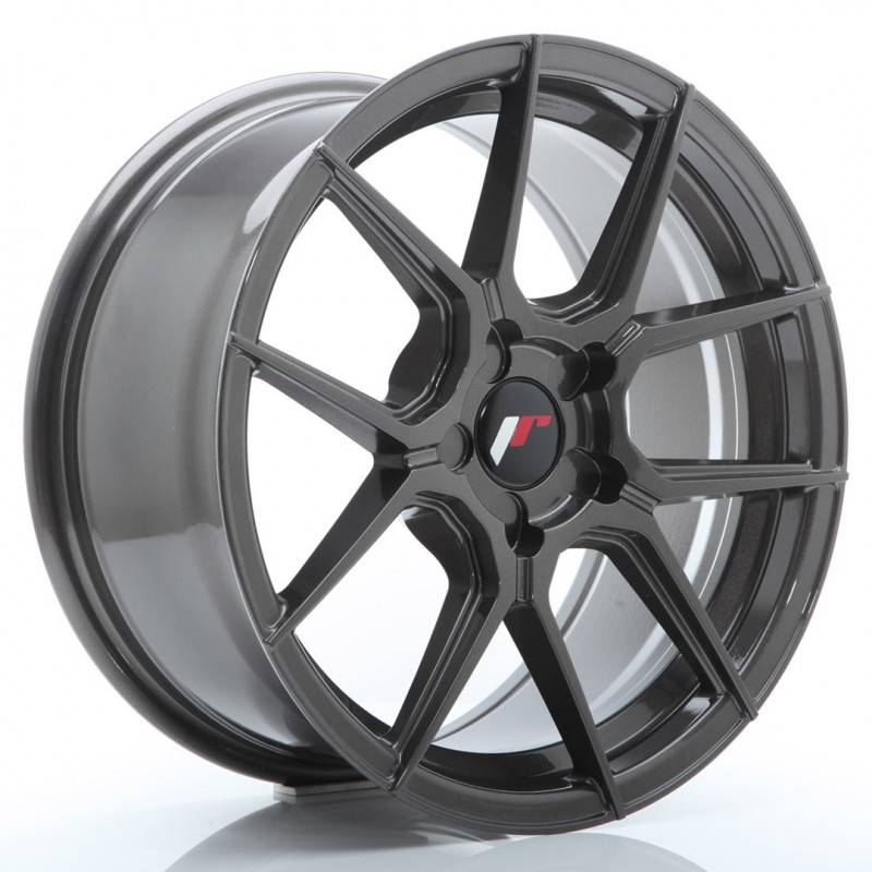 Llanta jr wheels jr30 17x8 et20-40 5h blank hyper gray