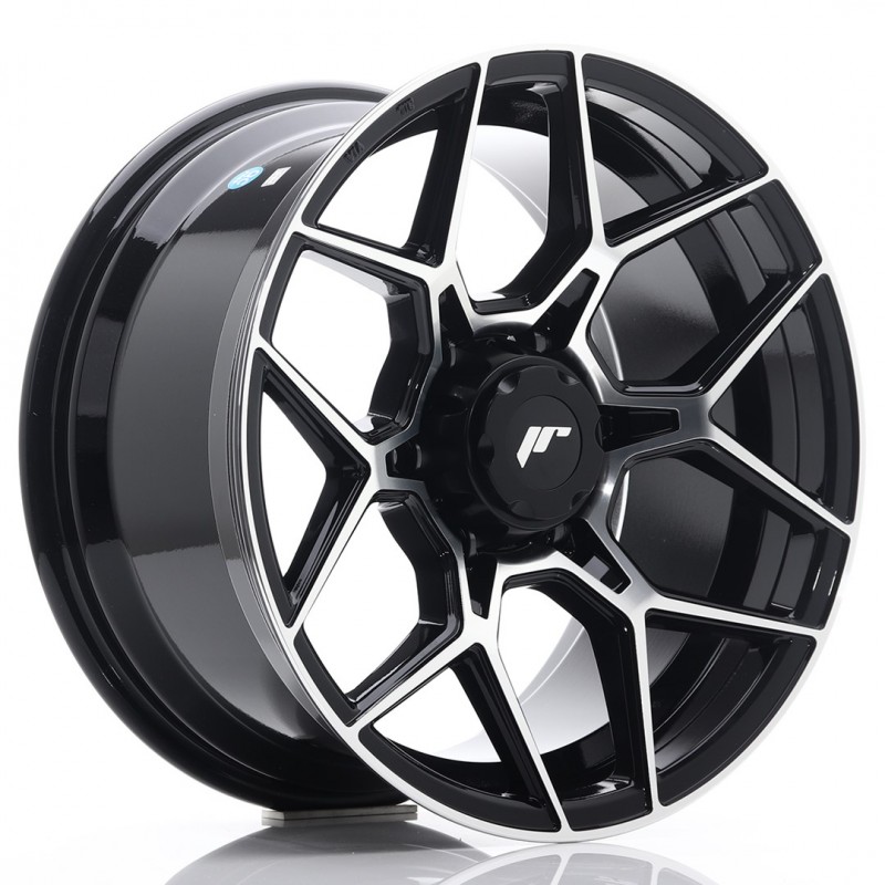 Llanta jr wheels jrx9 18x9 et18 6x114.3 gloss black machined face