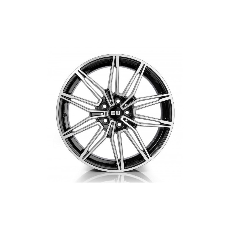 ELITE WHEELS EW17 8X18 5X112 ET43 66.6 BLACK POLISHED