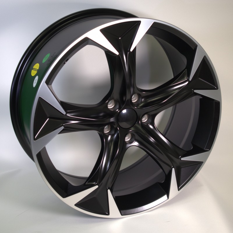 Llanta sven 8.5x19 5x112 et43 57.1 black polished matt