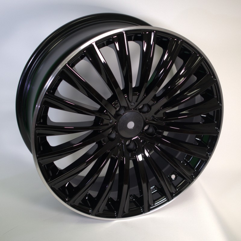 ELITE WHEELS EJ34 8X19 5X112 ET38 66.5 BLACK LIP POLISHED