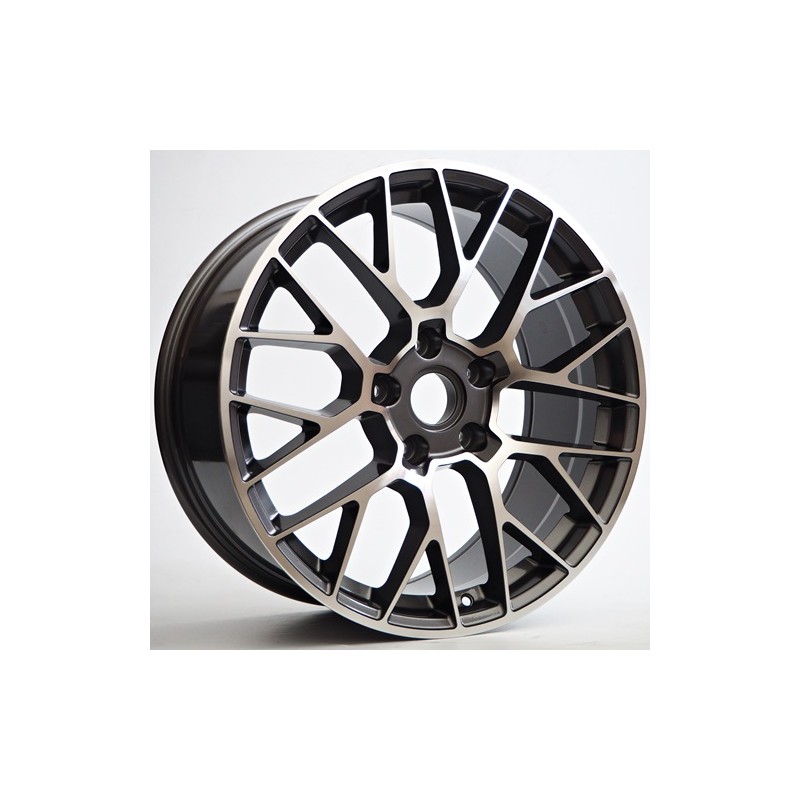 Llanta lord 9.5x20 5x130 et55 71.6 antrhacite polished