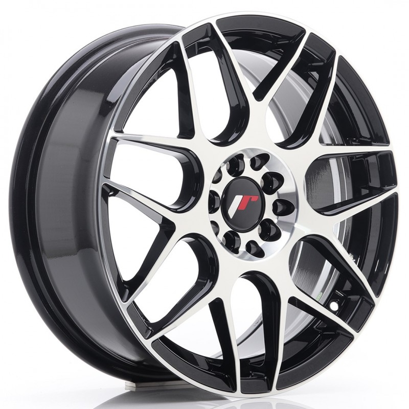 Llanta jr wheels jr18 17x7 et40 4x100/114 black machined