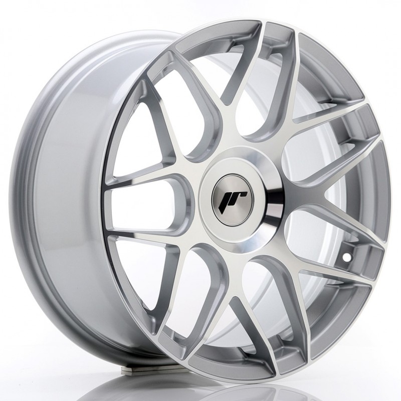 Llanta jr wheels jr18 17x8 et25-35 blank machined silver