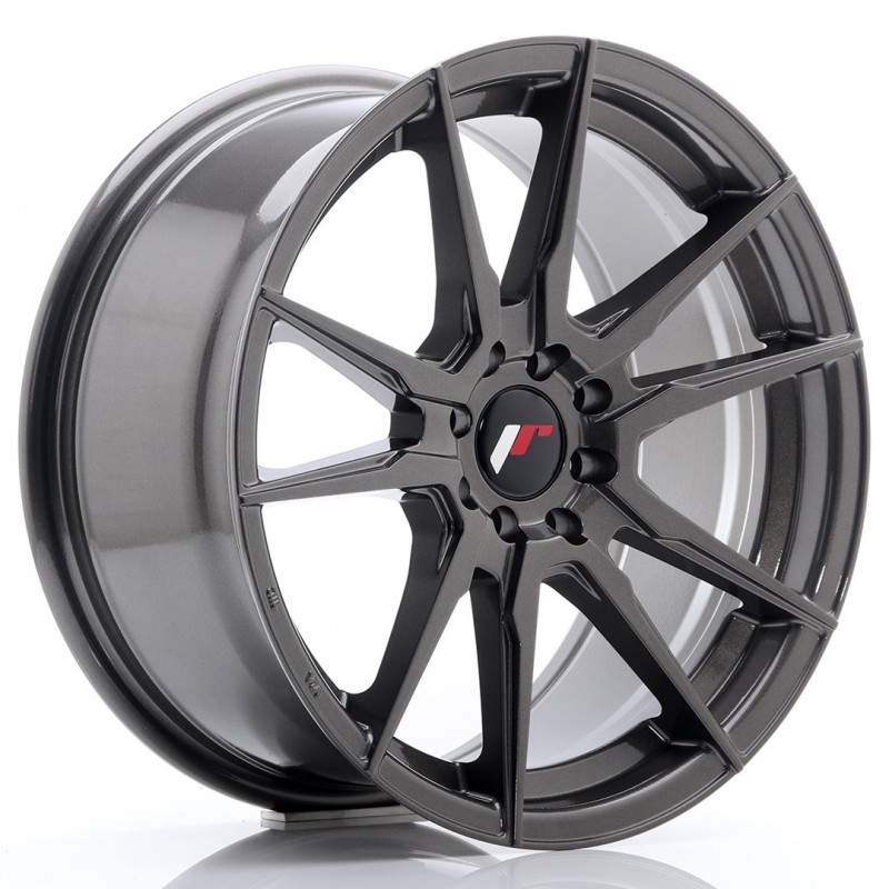 Llanta jr wheels jr21 17x8 et35 5x100/114 hyper gray