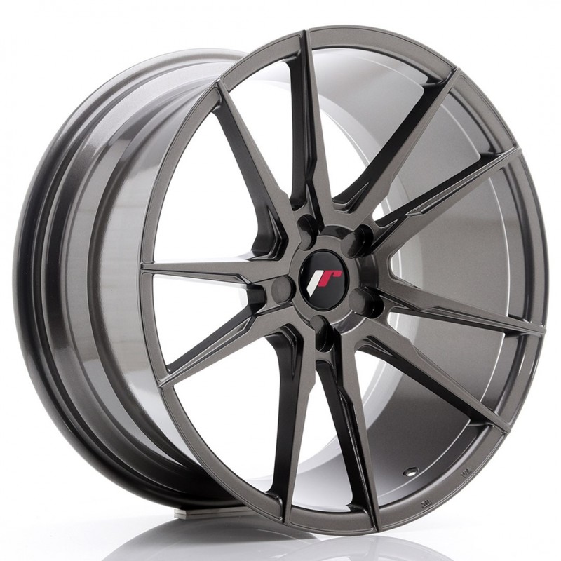 Llanta jr wheels jr21 20x10 et20-40 5h blank hyper gray