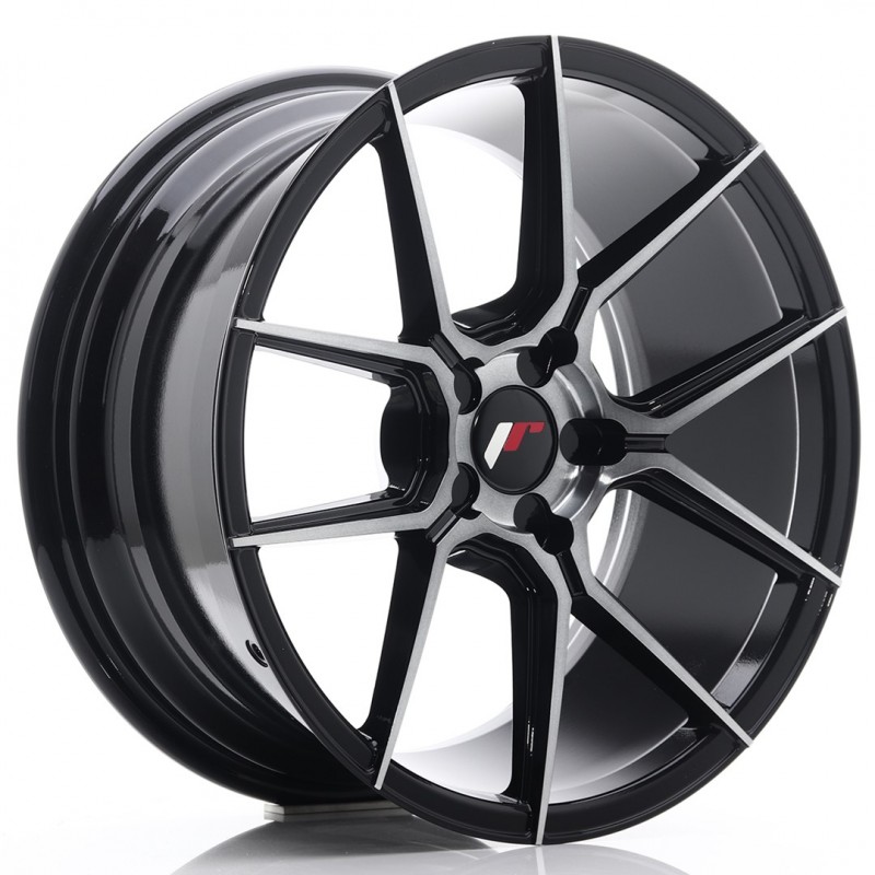 Llanta jr wheels jr30 18x8,5 et20-40 5h blank black brushed w/tinted face