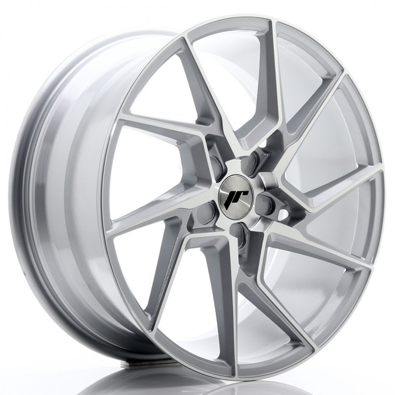 Llanta jr wheels jr33 20x9 et20-48 5h blank silver machined face