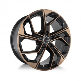 Llanta avus ac-522 8x18 5x112 et45 57.1 black copper polished