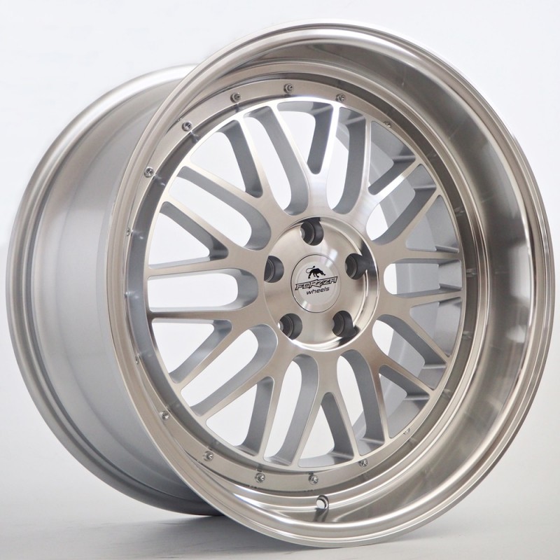 Llanta forzza spot 10.5x20 5x112 et35 66.45 silver face machined 