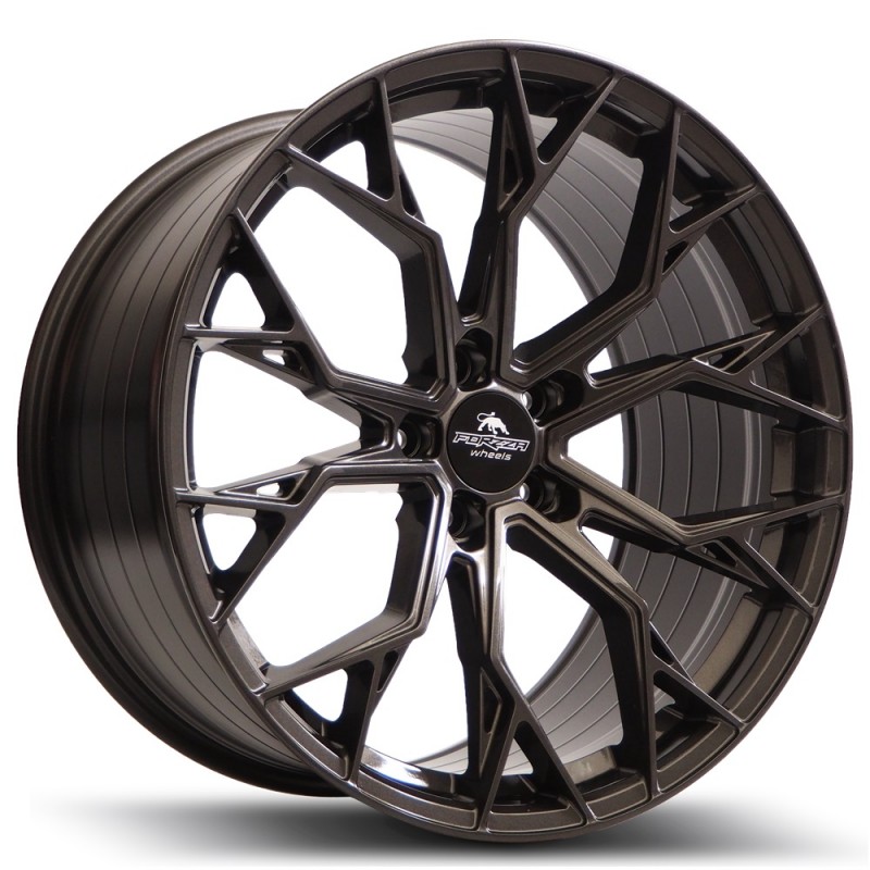 Llanta forzza titan 8.5x19 5x112 et35 66.45 dark graphite 