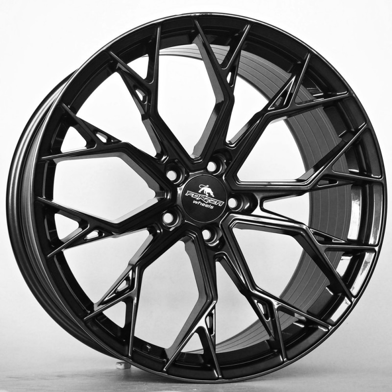 Llanta forzza titan 8.5x19 5x112 et25 66.45 black magic 