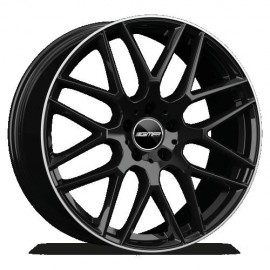 BERGHEM 8.5X20 5X112 ET45 66.6 BLACK LIP POLISHED