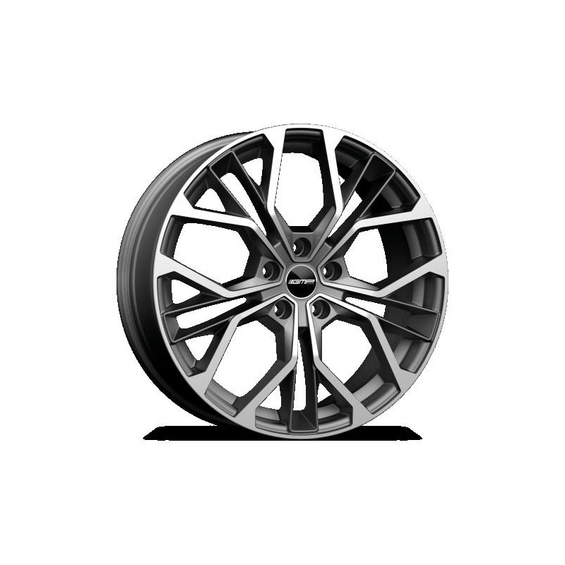 Llanta gmp matisse 7.5x18 5x100 et44 57.1 matt anthracite diamond