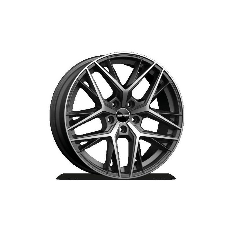 Llanta gmp lunica 7.5x19 5x112 et45 66.6 matt anthracite diamond