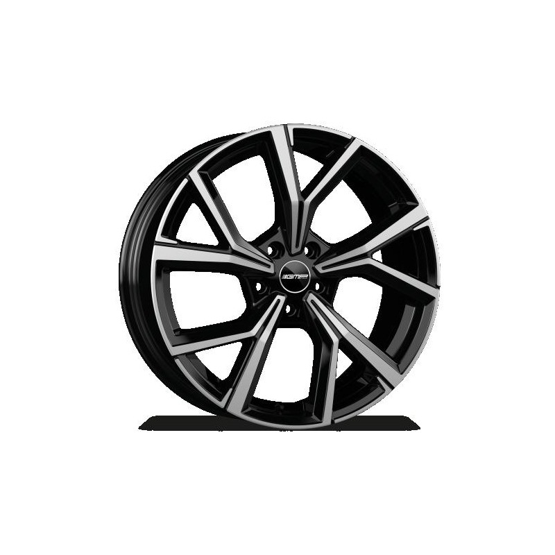 Llanta gmp mentor 7.5x19 5x100 et38 57.1 black diamond