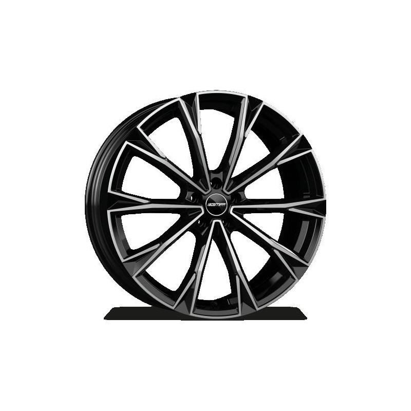 Llanta gmp totale 8.5x20 5x108 et42 73.1 black diamond