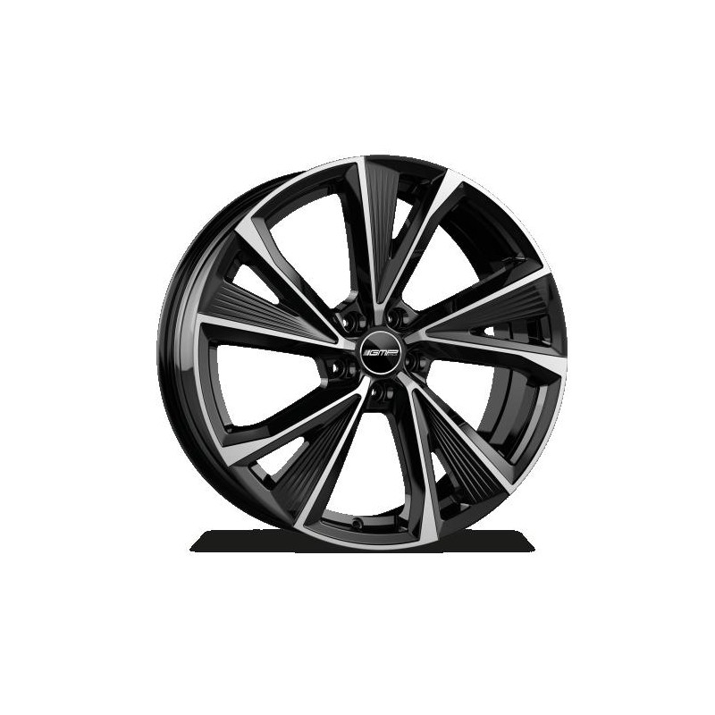 Llanta gmp evento 8.5x21 5x112 et38 57.1 black diamond 