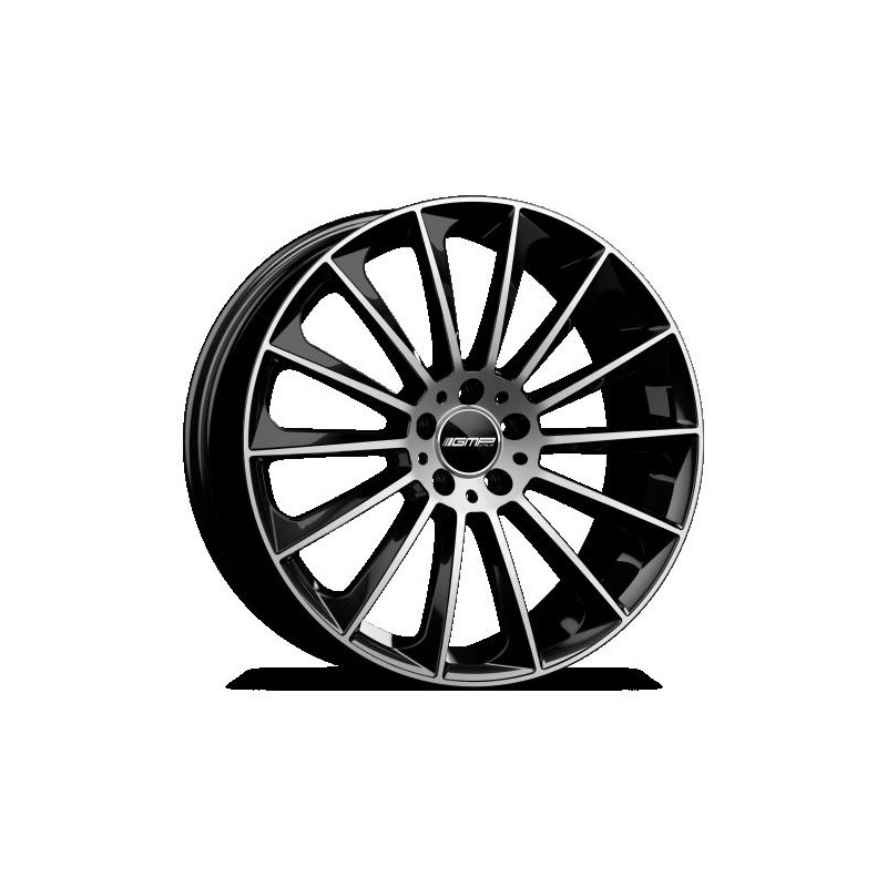 Llanta gmp stellar 8x18 5x112 et35 66.6 black diamond 