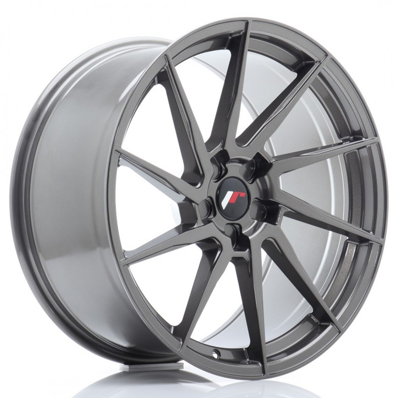 Llanta jr wheels jr36 20x10 et20-45 5h blank hyper gray