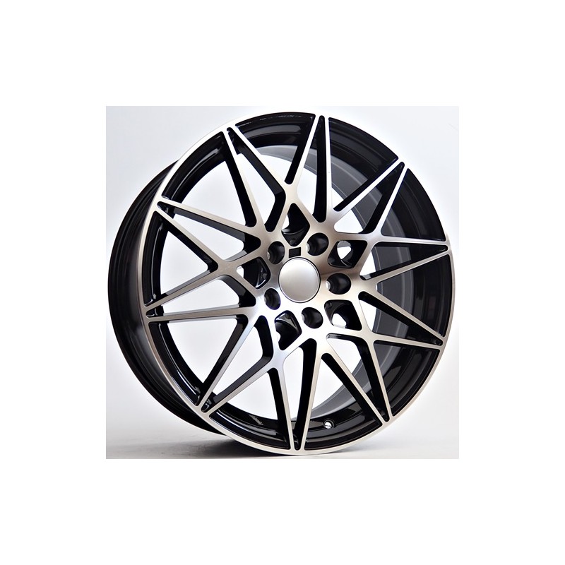 Llanta st wheels rivali 9x18 5x120 et37 72.56 black face machined 