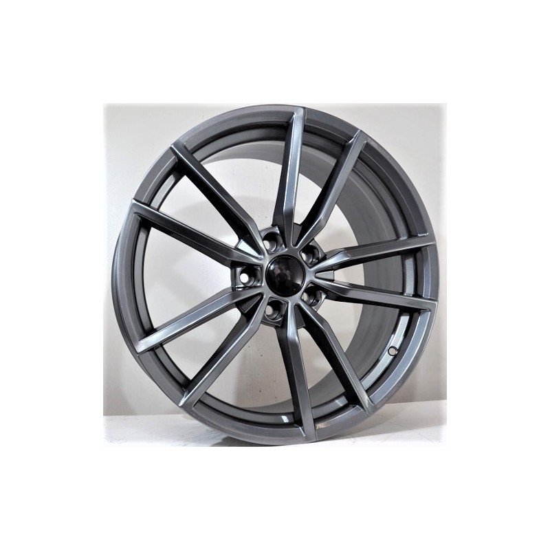 Llanta st wheels hogan 8x18 5x112 et45 57.10 dark grey 