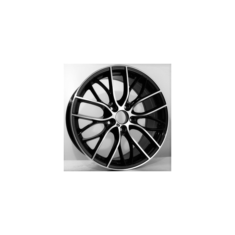 Llanta st wheels sigulo 8x18 5x120 et35 72.60 black face machined 