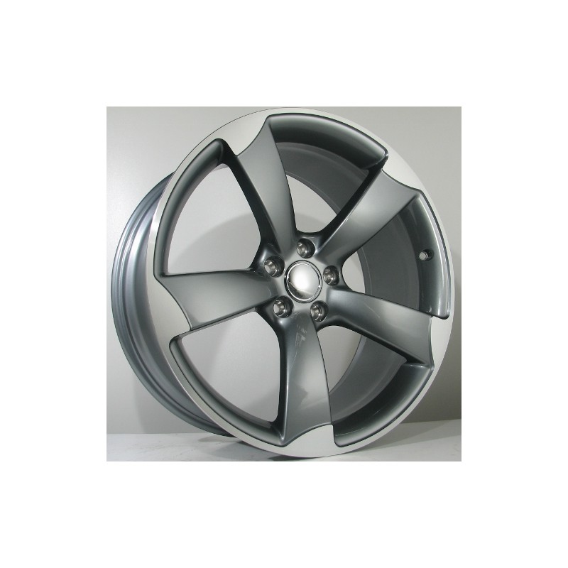 Llanta st wheels oman 8x18 5x112 et35 66.45 grey face machined 