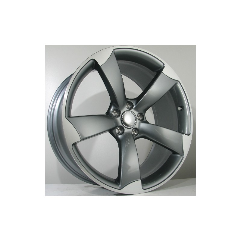 Llanta st wheels oman 8x18 5x112 et42 66.45 grey face machined 