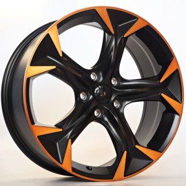 Llanta st wheels sven 8.5x19 5x112 et43 57.10 satin black+machined spoke+bronze brushing 