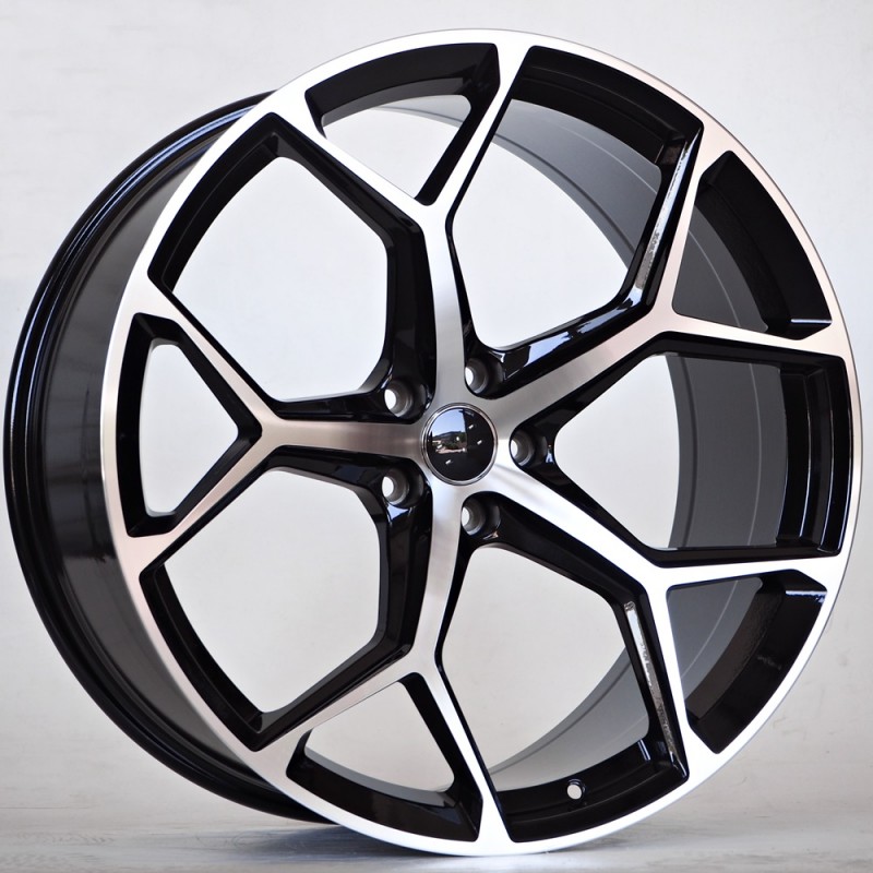 Llanta st wheels dante 9x21 5x112 et35 66.40 black face machined 