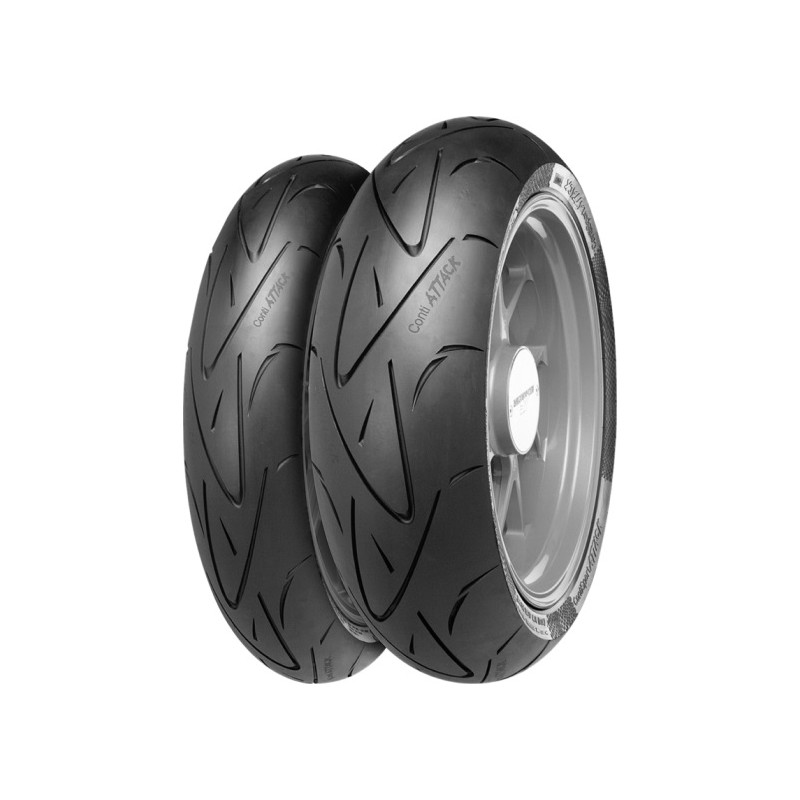 NeumÃ¡tico CONTINENTAL 130/70ZR16 61W CONTISPORTATTACK