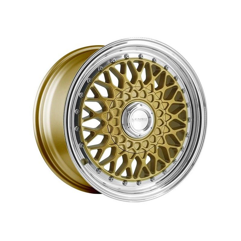 LENSO WHEELS BSX 7X15 4X98 ET38 73.1 ORO