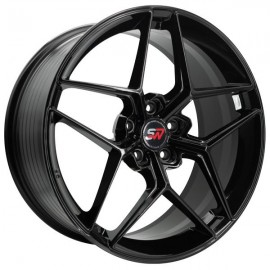 SPACWHEELS SW53 8.5X18 5X108 ET30 73.1 NEGRO