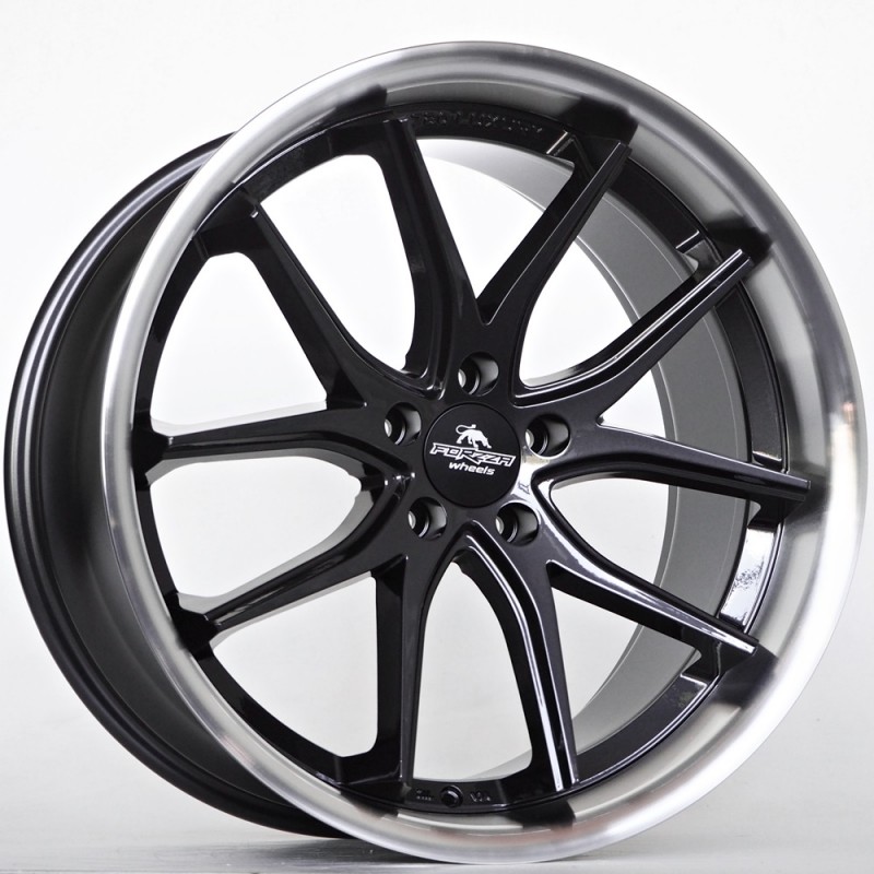 Llanta forzza storm 10.5x20 5x112 et40 66.45 black magic lip polished 