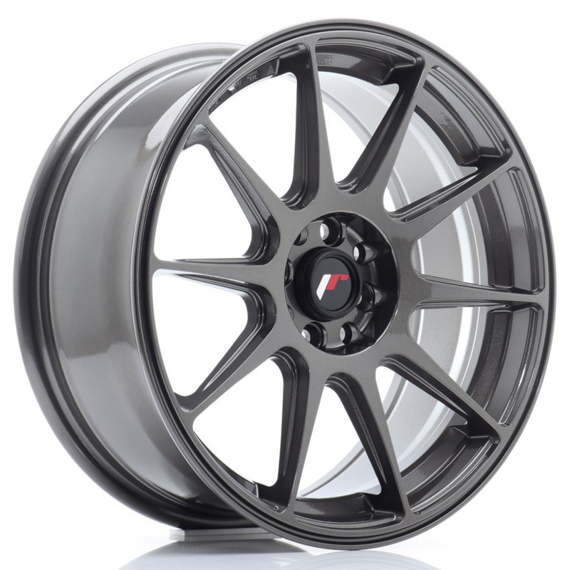 Llanta jr wheels jr11 17x7,25 et25 4x100/108 hyper gray