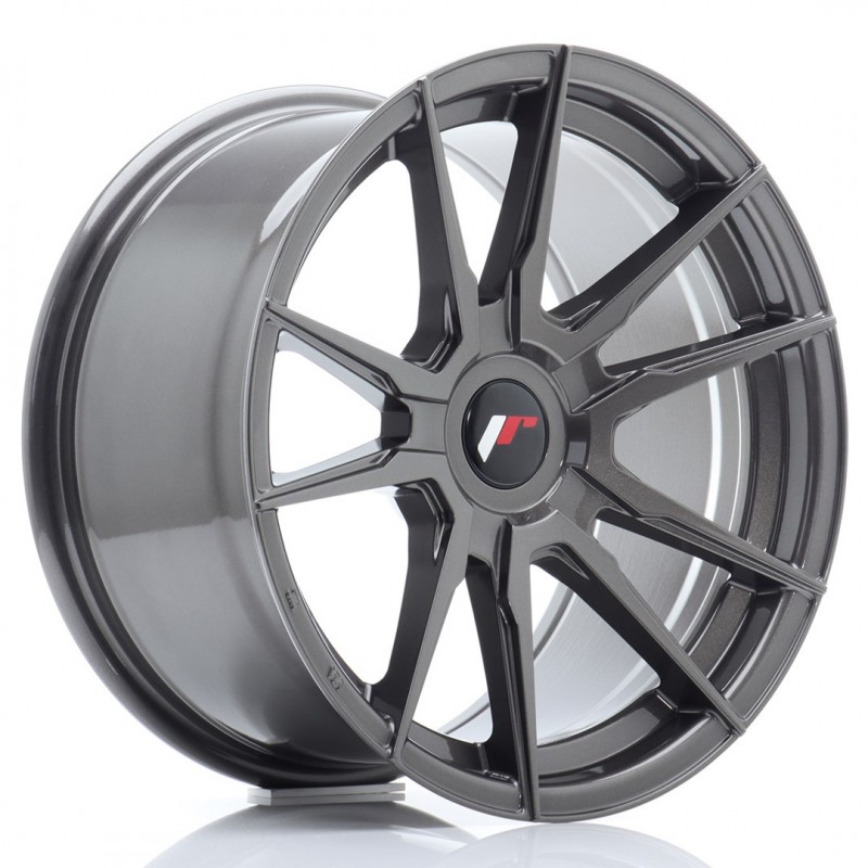 Llanta jr wheels jr21 17x9 et25-35 blank hyper gray