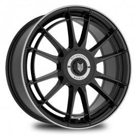 Llanta fox vr4 6.5x16 5x108x112 et38 73.1 black satin lip polished