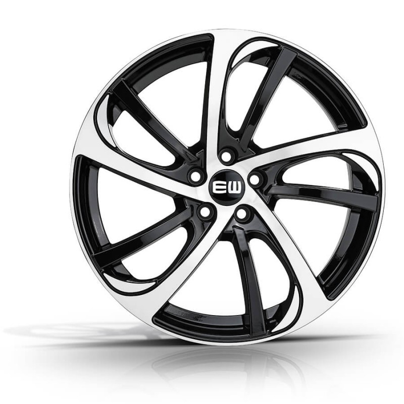 ELITE WHEELS EW03 7.5X17 5X110 ET31 65.1 BLACK POLISHED