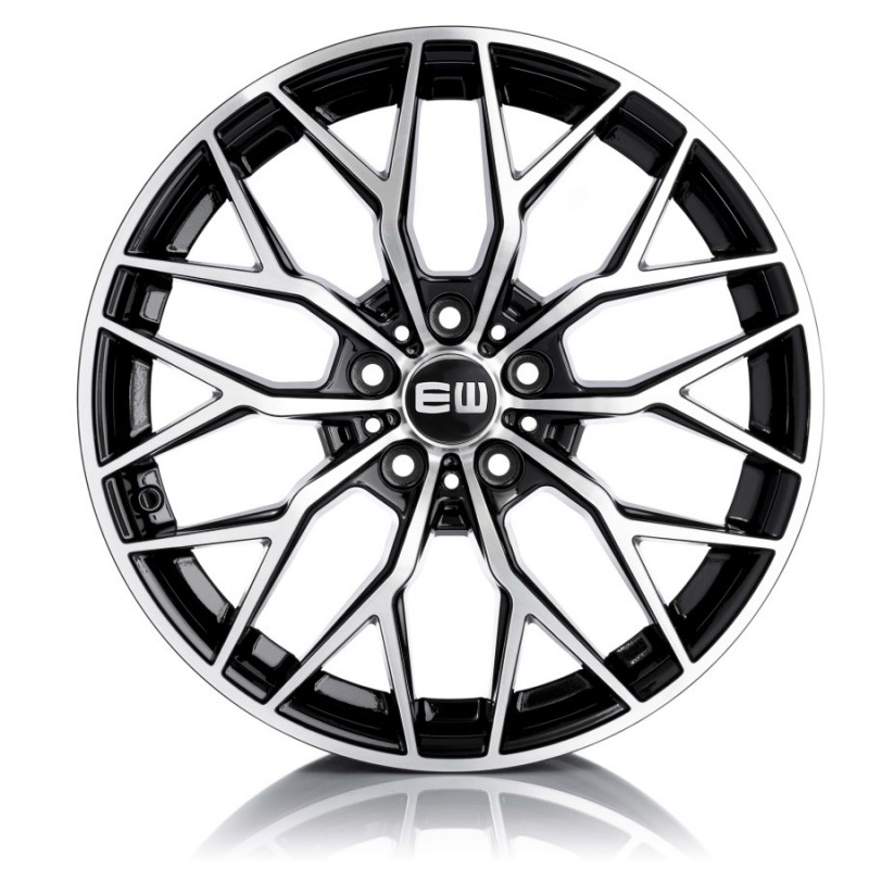 ELITE WHEELS EW22 8X18 5X110 ET33 65.1 BLACK POLISHED