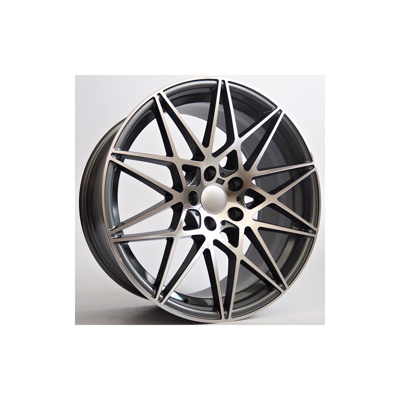 Llanta st wheels rivali 8x18 5x120 et35 72.56 grey face machined 