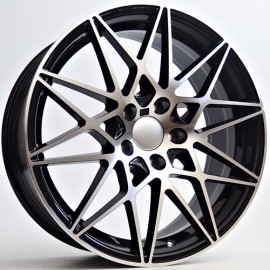 Llanta st wheels rivali 8x19 5x120 et35 72.56 black face machined 